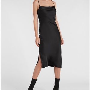 NWT Express Black Cowl Dress. Size XS. NWT